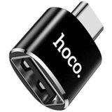 hoco. OTG adapter (UA5) - USB-A na USB Type-C Plug & Play 480 Mbps - črn | Shoptok.si
