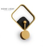 Vesta 466 zidna lampa 15W 3000K crna/bruseno zlato 111614 | ePonuda.com