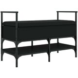 vidaXL Klupa za cipele crna 85 5x42x57 5 cm od konstruiranog drva | shoptok.hr