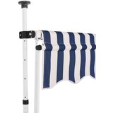  Ročno zložljiva tenda 250 cm modre in bele črte, (20609889) | Shoptok.si