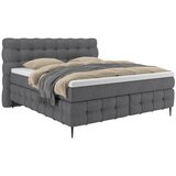 Premium Living Postelja Boxspring Scarlett, Siva, 160x200 | Shoptok.si