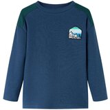  Dječja topla majica modra 140 | shoptok.hr