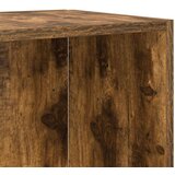  Bočni stolić dimljeni hrast 33 x 33 x 34,5 cm konstruirano drvo | shoptok.hr