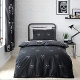 Catherine Lansfield Tamno siva dječja posteljina za krevet za jednu osobu 135x200 cm Skulls – | shoptok.hr