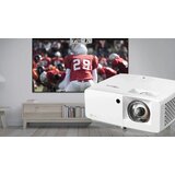 Optoma projektor UHZ35ST (DLP, laserski, short throw UHD, 3500 ANSI, 2xHDMI, RS232, RJ45, USB-A, 1x15W zvočnik) za hišni kino - | Shoptok.si