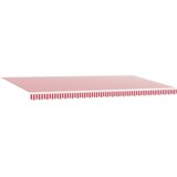  Avtomatska retraktibilna tenda z LED rdečimi in belimi prugami 600x350 cm, (22146107) | Shoptok.si