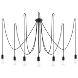  Lestenec EDISON 7 črn, (21348271) Cene