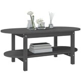  Stolić za kavu sivi 110 x 55 x 45 cm od masivne borovine | shoptok.hr