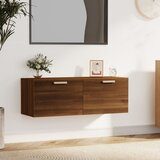 vidaXL Stenska omarica rjavi hrast 100x36,5x35 cm konstruiran les Cene