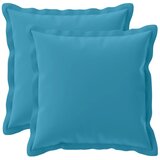  Jastuk s jastukom HOUTEN 2 kom. Svjetloplava Poliester - Svjetloplava 50 x 50 cm 2 | shoptok.hr