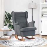  Ljuljačka s jastukom Tamno siva 92 x 71 x 100 cm Šperploča | shoptok.hr