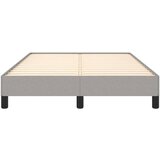vidaXL Okvir kreveta svjetlosivi 120 x 190 cm od tkanine | shoptok.hr