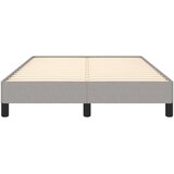 vidaXL Posteljni okvir svetlo siv 120x190 cm tkanina | Shoptok.si