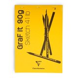 Clairefontaine blok Graf it za suhu tehniku A4 90gr, mix boja, bjanko | shoptok.hr