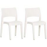 Maison Chic Vrtni Stoli - Stol za vrt 2 kosa bel poliuretan JS493, (21877881) Cene