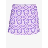 Noisy May Light Purple Lady's Patterned Swimwear Skirt Stripe - Women