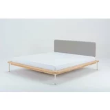 Gazzda postelja iz hrastovega lesa Fina, 140 x 200 cm