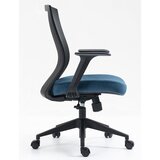  Uredska stolica Q-328 - Tkanina - plavo/crna | shoptok.hr