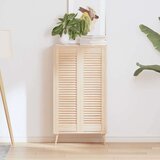 vidaXL Vrata za omarico z letvicami 2 kosa 99x29,5 cm trdna borovina | Shoptok.si
