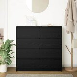  Komoda crni hrast 100x35x99 cm od konstruiranog drva | Eponuda.ba