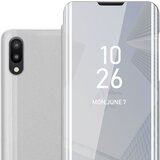 Cadorabo Ohišje, združljiv s Samsungom v Agate Silver - Clear View Zrcalo Zaščitni pokrov s funkcijo stojala 360 stopinj zaščita, (20571822) Cene