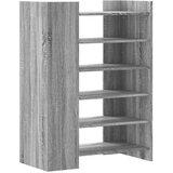 vidaXL omarica za čevlje siva sonoma 74,5x37,5x100 cm inženirski les | Shoptok.si