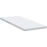  Nadmadrac 80 x 200 cm debelo Žakar tkanina Bijela | shoptok.hr