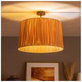 Brilagi LED prislonjen stropni luster CERIA BOHO 1xE27/60W/230V prečnik 50 cm crna/rafija Cene