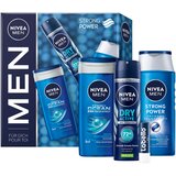 Nivea muški Set Strong Power 4 Proizvoda u