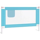 vidaXL sigurnosna ograda za dječji krevet plava 120 x 25 cm od tkanine | shoptok.hr