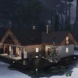  LED zavjesa sa sigama 10 m 400 LED tople bijele 8 funkcija | shoptok.hr