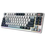 FORGE GK600 TKL WIRELESS SKY keyboard Gaming USB + Bluetooth QWERTY UK English Blue, White