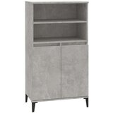  Visoka komoda siva betona 60x36x110 cm od konstruiranog drva | shoptok.hr