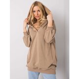 Fashion Hunters Light brown Olive hoodie | shoptok.hr