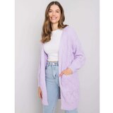 Fashion Hunters Purple women's cardigan Cene