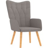  Stol za sproščanje s stolčkom taupe blago, (20957945) | Shoptok.si