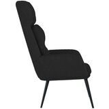  Stol za sproščanje črno umetno semiš usnje, (20934711) | Shoptok.si