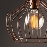 Opviq lights Viseča svetilka v bakreni barvi s kovinskim senčnikom ø 27 cm Mezopotamya – | Shoptok.si