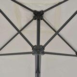  Zunanji senčnik z jeklenim drogom 250x250 cm peščen, (20729442) | Shoptok.si