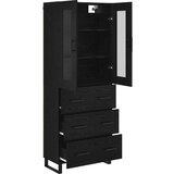  Kuhinjski ormarić Zidne Crni hrast 69 5 x 34 x 180 cm Konstruirano drvo | shoptok.hr