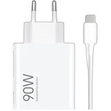 Xiaomi Zidni punjač HyperCharge Combo 90W 6.1A 1 x USB-A s USB-C kabelom bijeli | shoptok.hr