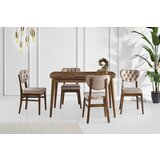 Hanah home Trpezarijski sto Inci-1141, 130x79x80 cm, Boje oraha | ePonuda.com