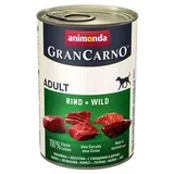 GranCarno konzerva za pse Adult govedina i divljač 400gr