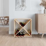Ormarić za vino 62 x 25x 62 cm od masivne borovine | shoptok.hr