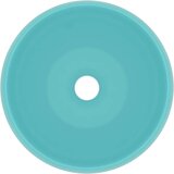  Luksuzni okrugli umivaonik mat svjetlozeleni 40x15 cm keramički | shoptok.hr