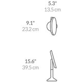 simplehuman Kozmetično povečevalno ogledalo z lučjo ø 20 cm Sensor Trio – | Shoptok.si