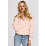 Makover Ženski pulover K105 plavi | siva | pink Cene