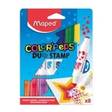 Flomasteri Color'peps Duo, 8 komada