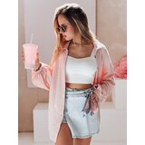 DStreet Koszula damska oversize muślinowa MUSLINEA różowa | Shoptok.si