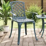 vidaXL Vrtne stolice 2 kom zelene od lijevanog aluminija | shoptok.hr
